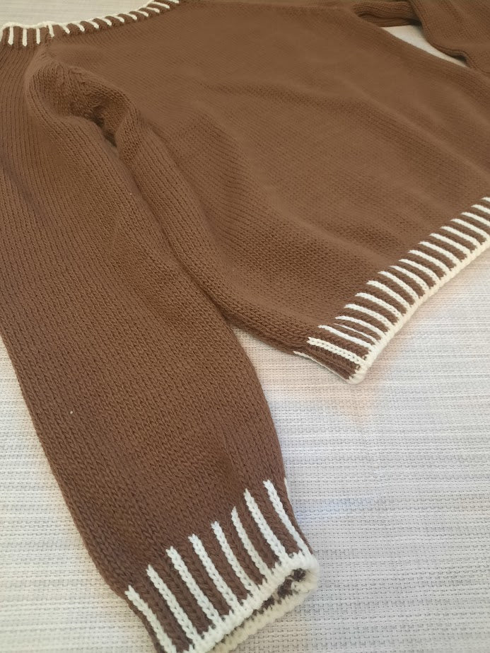Maglioncino Profilo marroncino