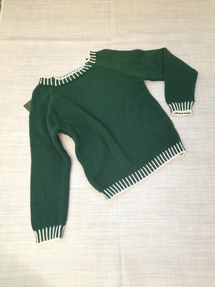 Maglioncino Profilo verde