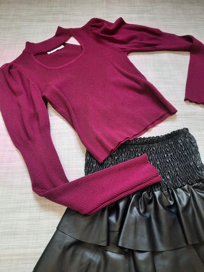 Maglia Tea Bordeaux