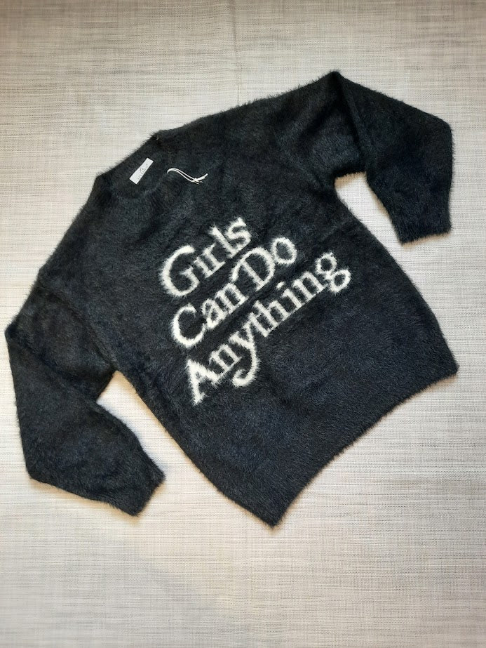 Maglioncino Scritta Nero