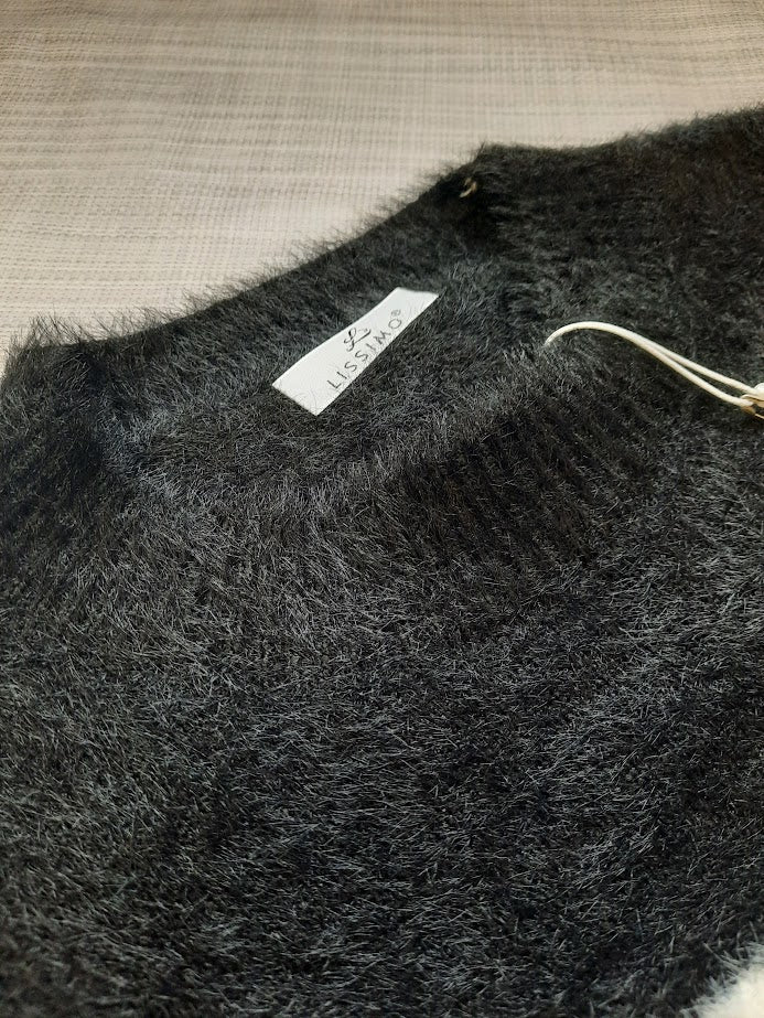 Maglioncino Scritta Nero