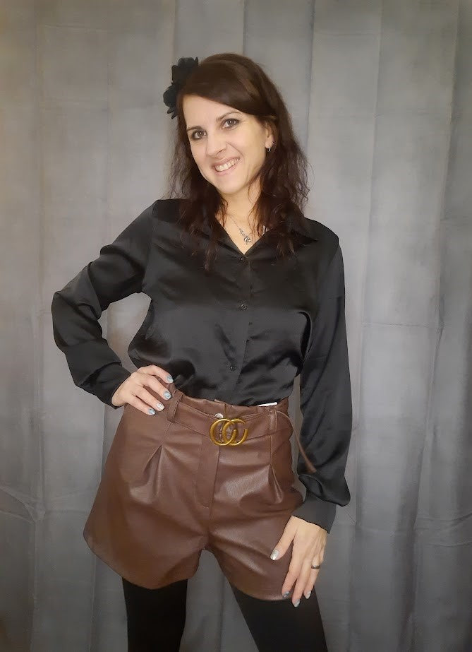 Camicia Basic Nera