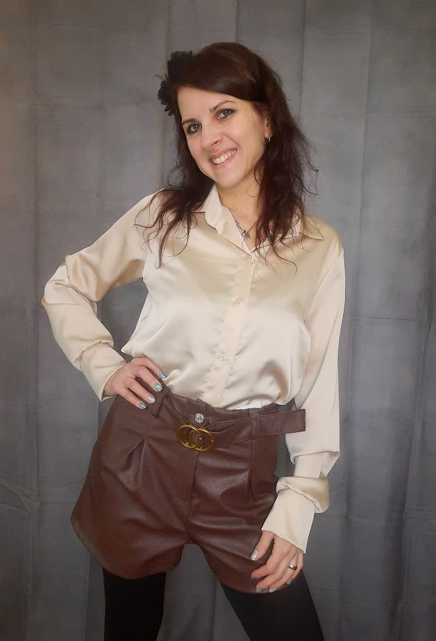Camicia Basic Beige