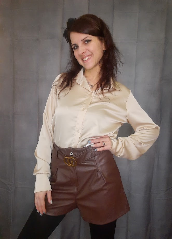 Camicia Basic Beige