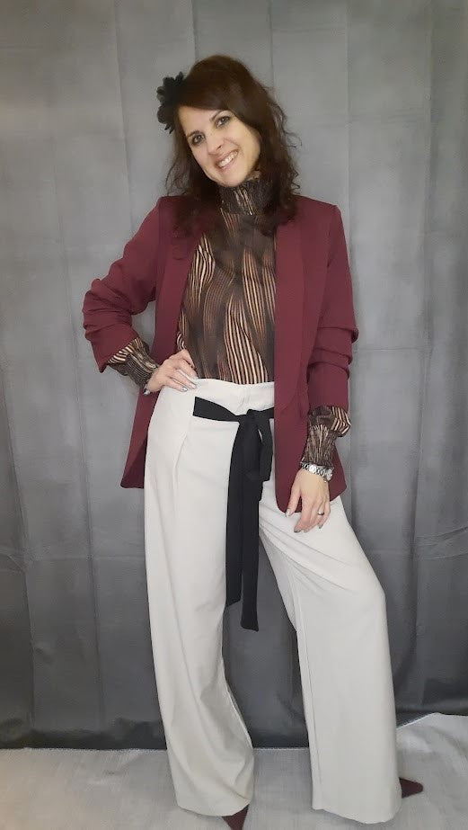 Blazer Miss Bordeaux