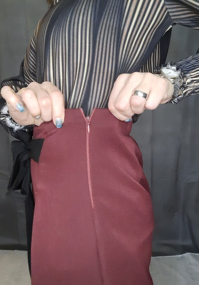 Pantalone Arianna Bordeaux