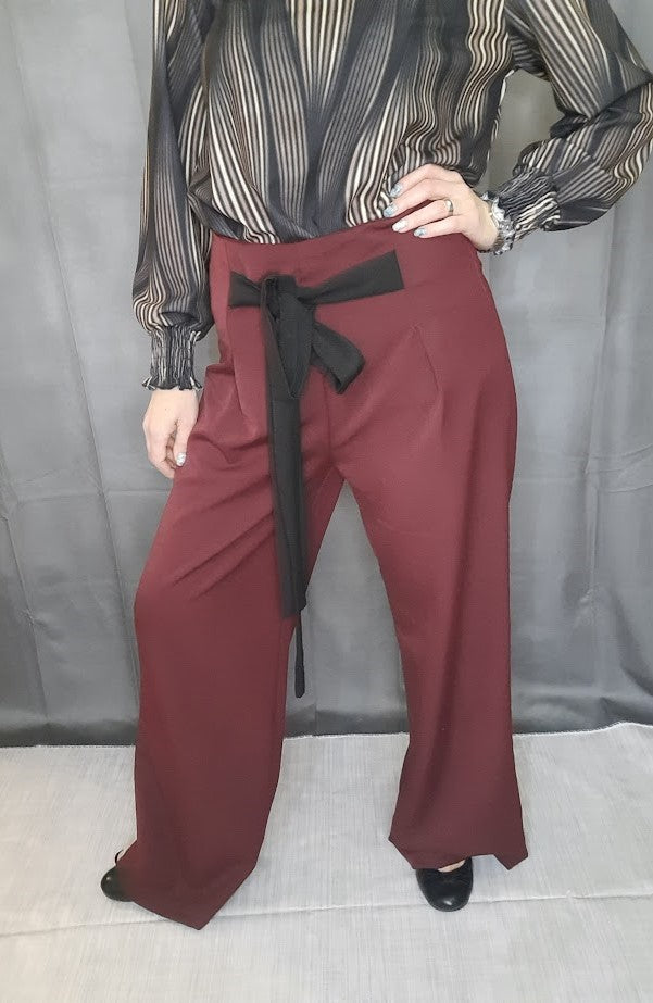 Pantalone Arianna Bordeaux