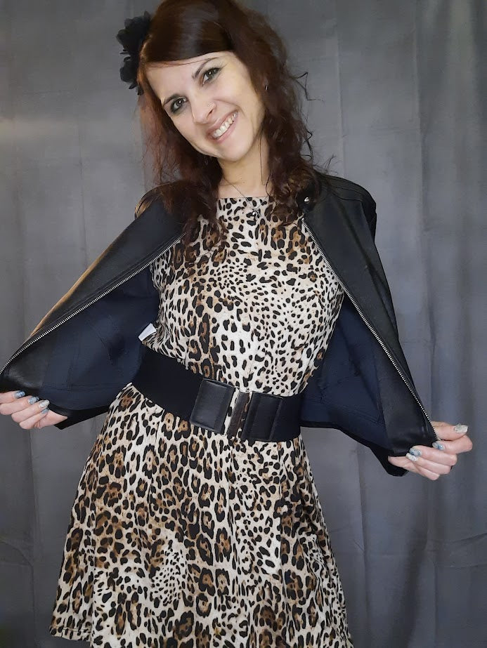 Giubbino Ecopelle Nero