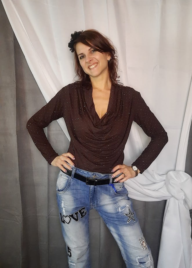 Maglia Scintilla Marrone