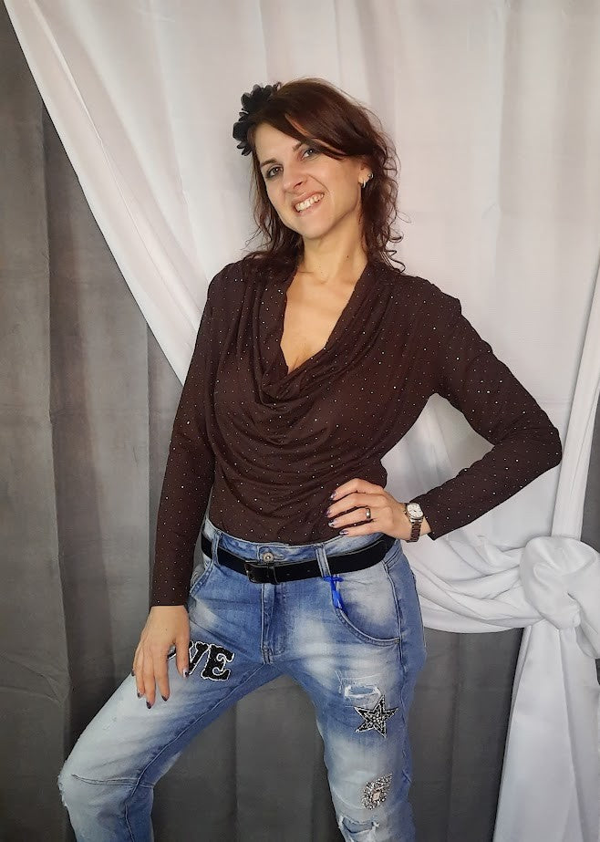 Maglia Scintilla Marrone