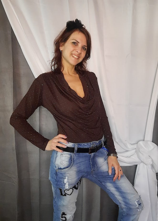 Maglia Scintilla Marrone