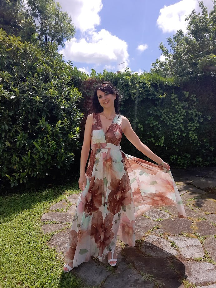 Abito Favola Marrone/Verde