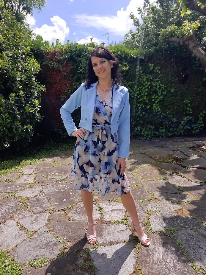 Abito Spring Corto Blu