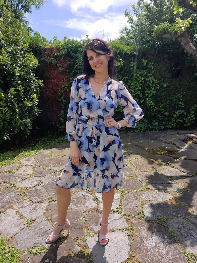 Abito Spring Corto Blu