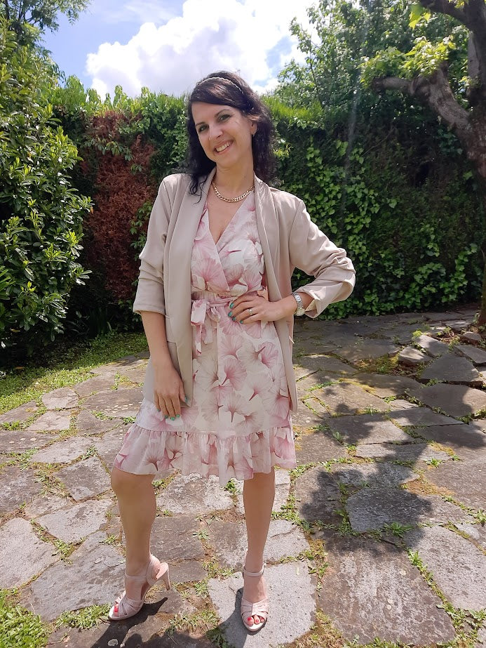 Abito Spring Corto Rosa