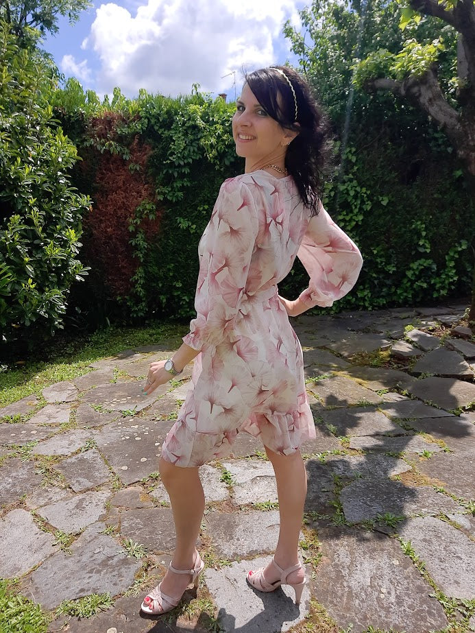 Abito Spring Corto Rosa