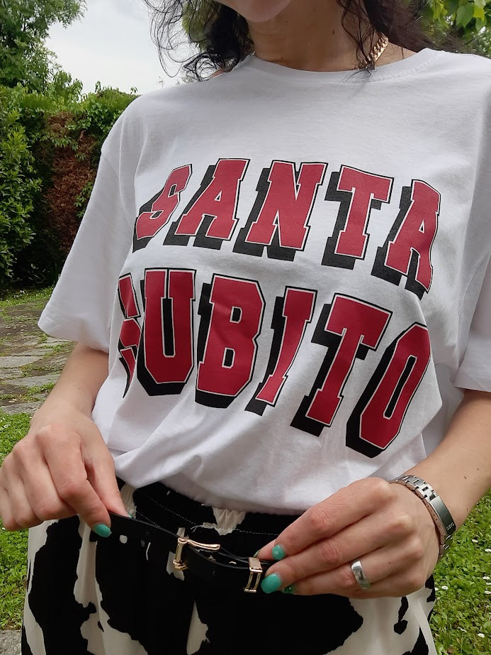 T-shirt Santa Subito Bianca
