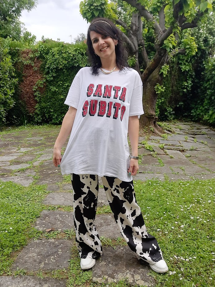 T-shirt Santa Subito Bianca