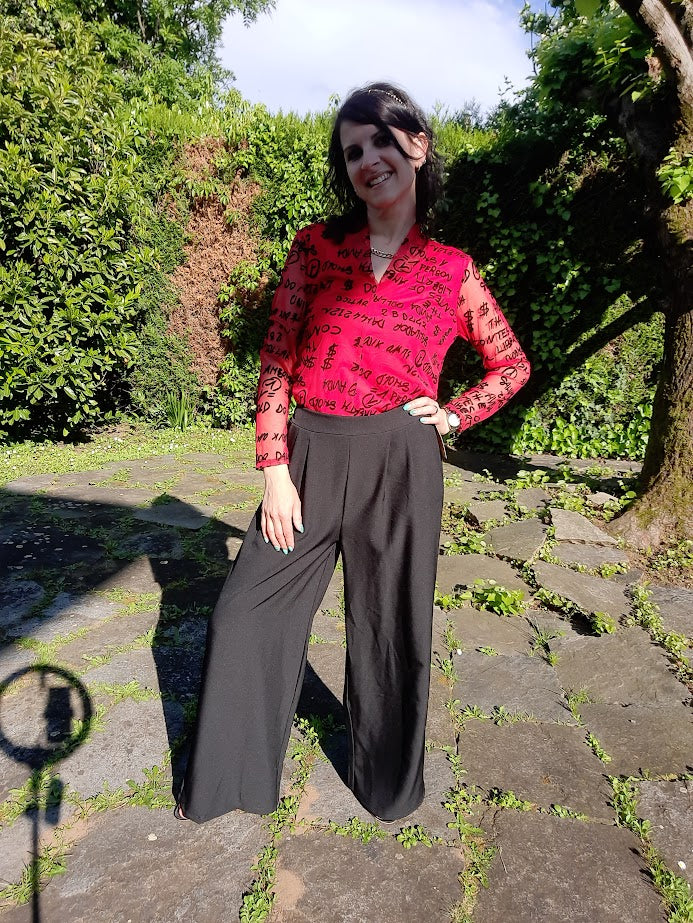 Maglia Scritte Rossa