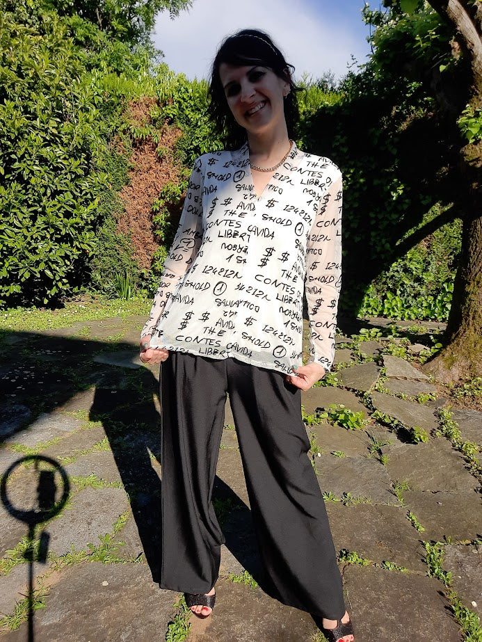 Maglia Scritte Bianca