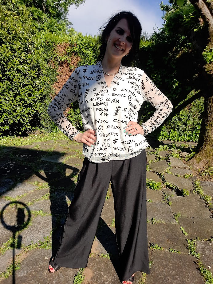 Maglia Scritte Bianca