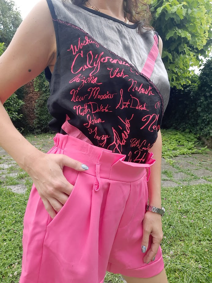 Pantaloncino Caramella Fucsia