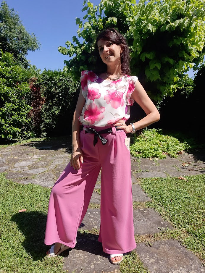 Top Fiori Rosa