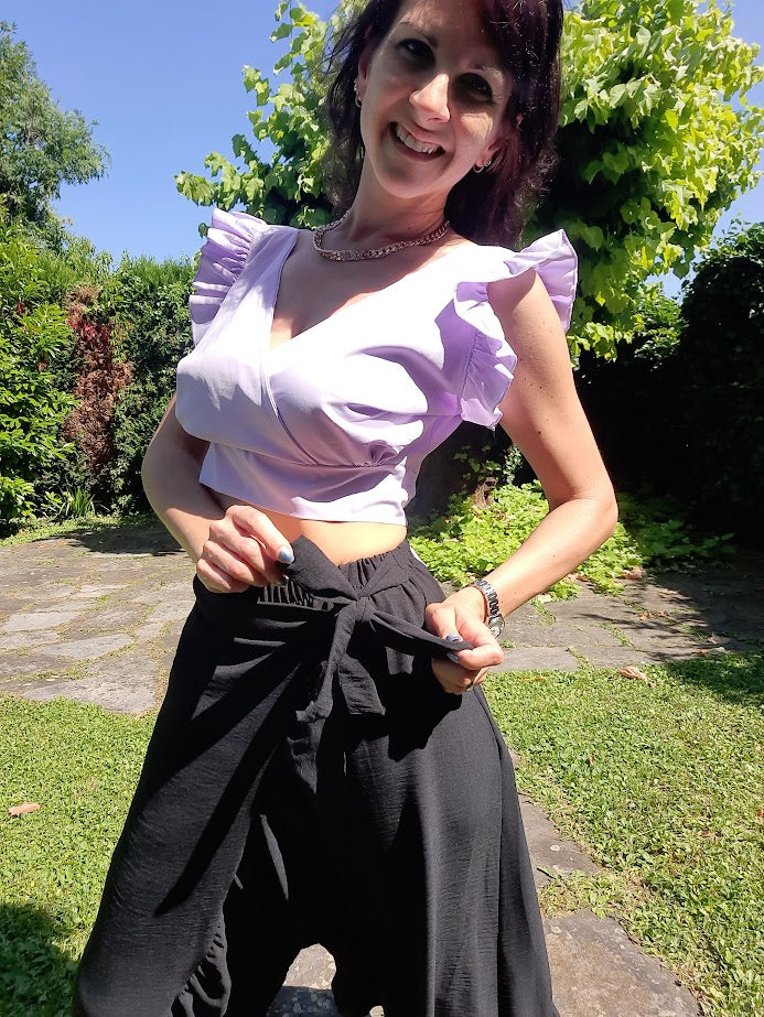 Gonnellina Volant Nera
