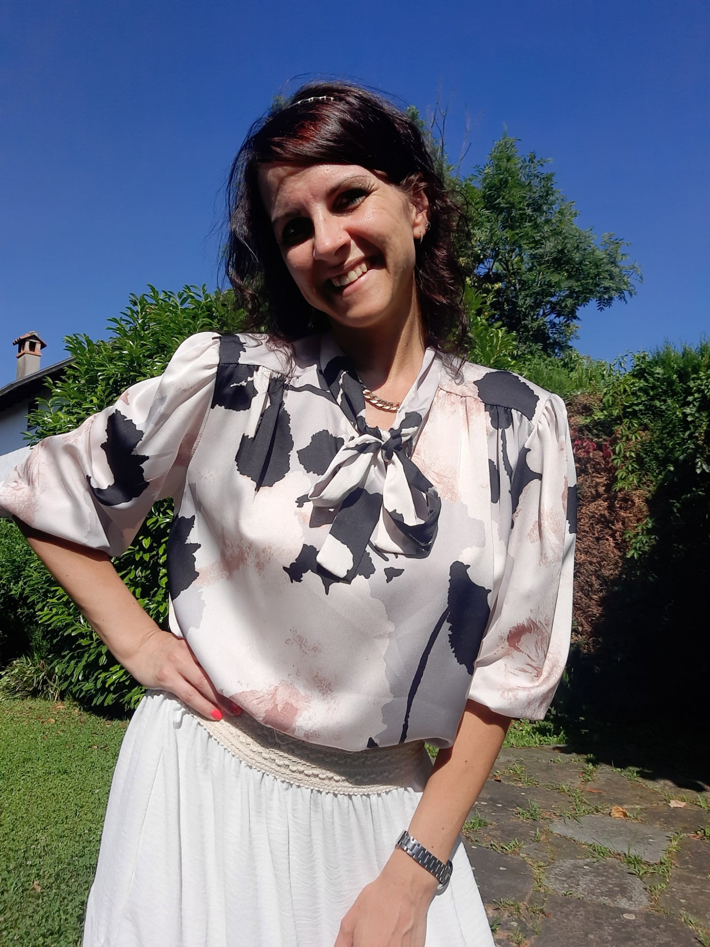 Blusa Beatrice Nera