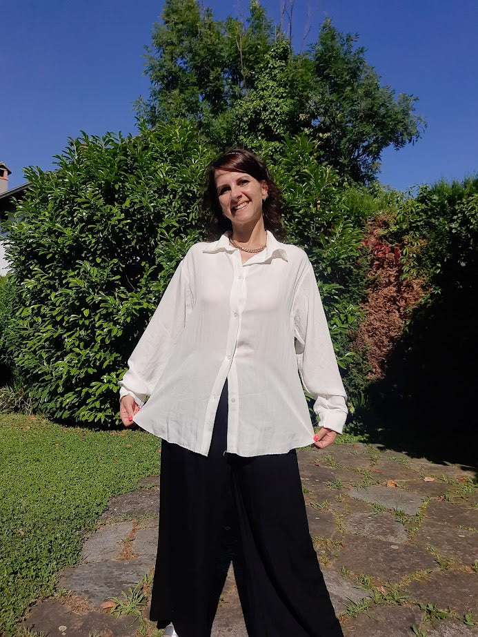 Camicia Over Bianca