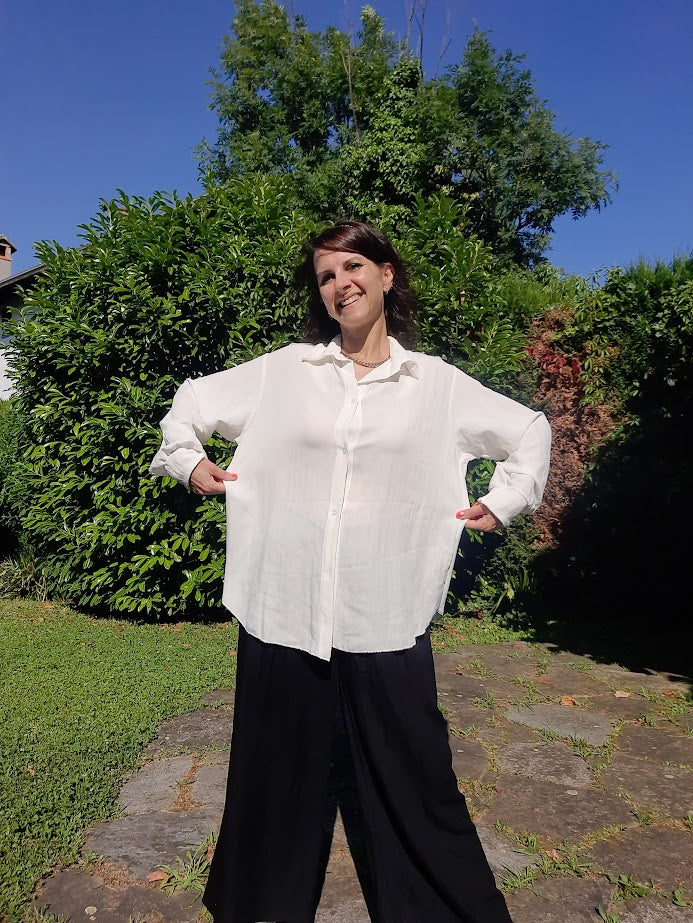 Camicia Over Bianca