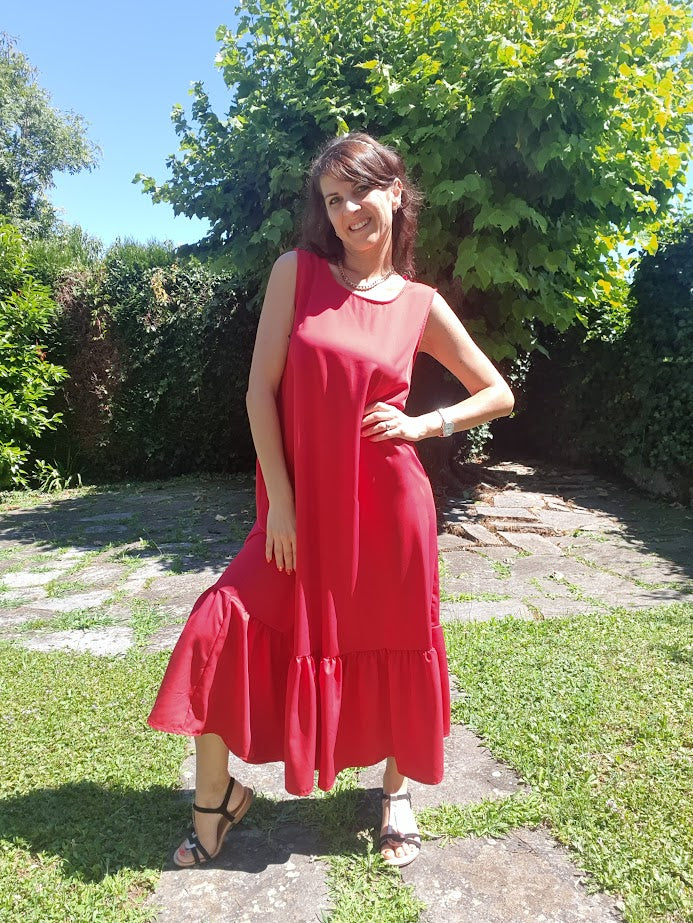 Abito Melitea Rosso