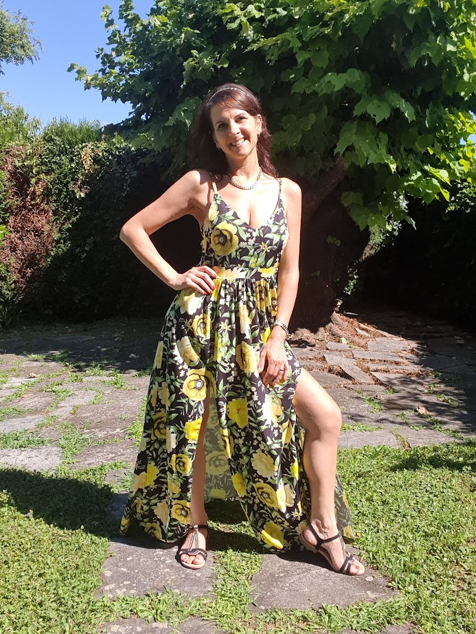 Abito Fiori Gialli