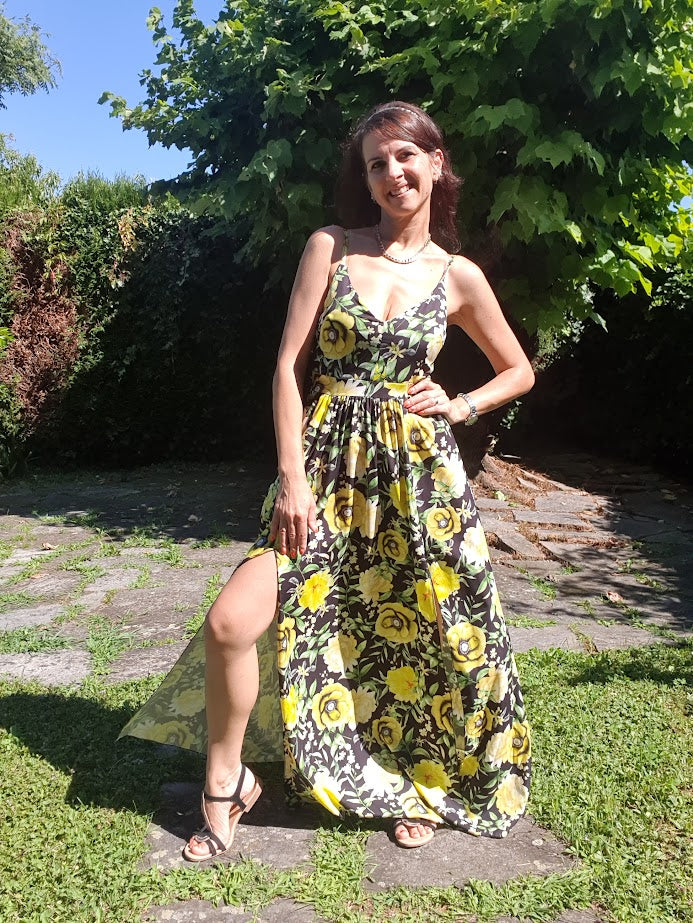 Abito Fiori Gialli