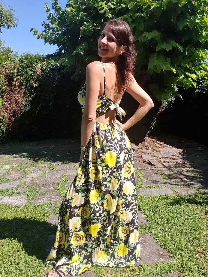 Abito Fiori Gialli