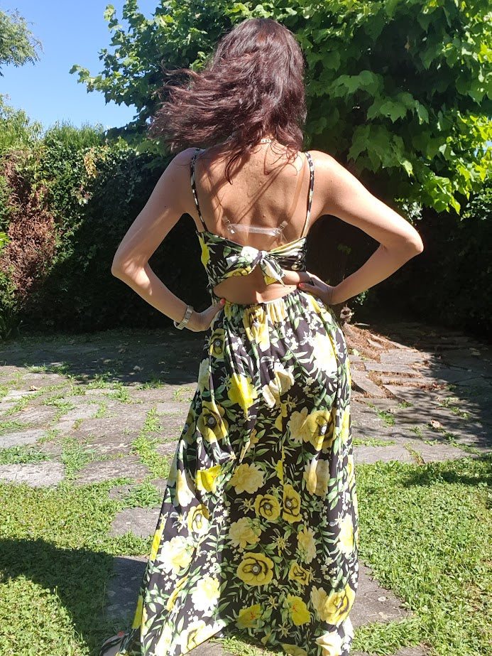 Abito Fiori Gialli