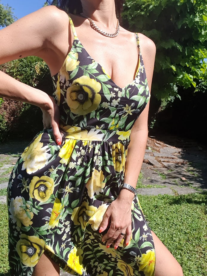Abito Fiori Gialli