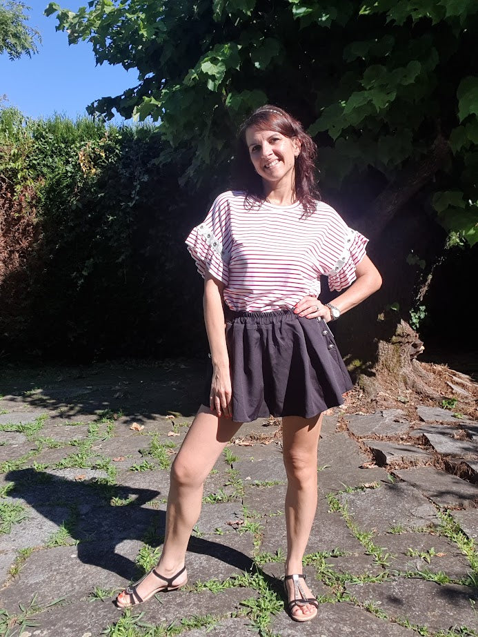 T-shirt Saylor Rossa