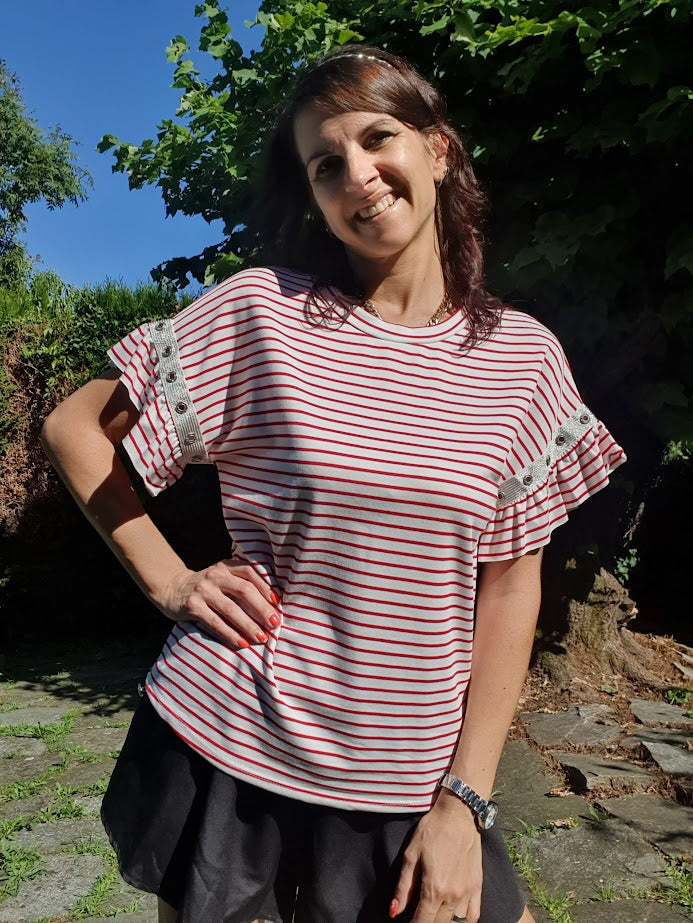 T-shirt Saylor Rossa