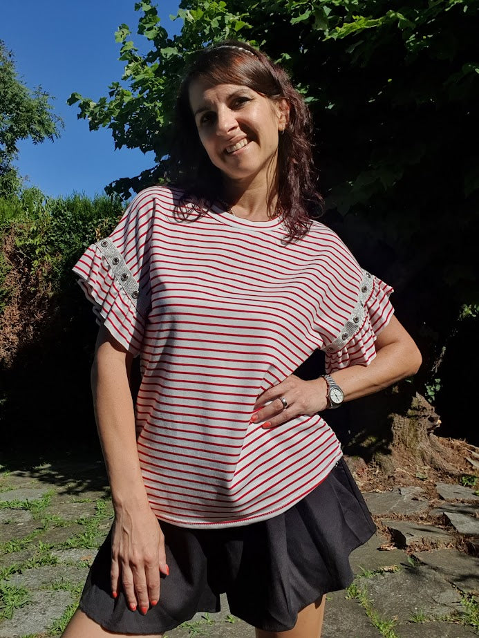 T-shirt Saylor Rossa