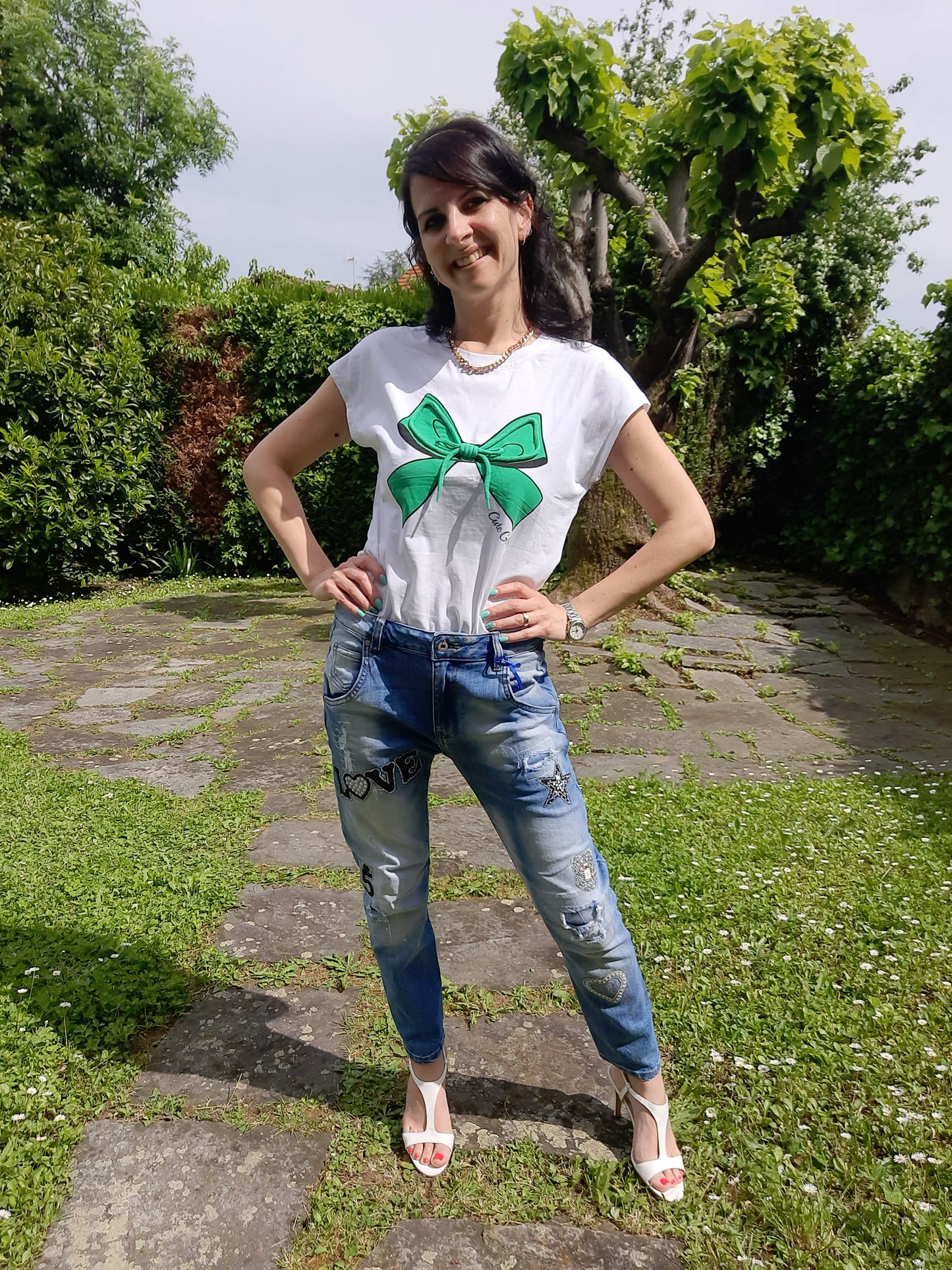 T-shirt Alternativa Fiocco Verde