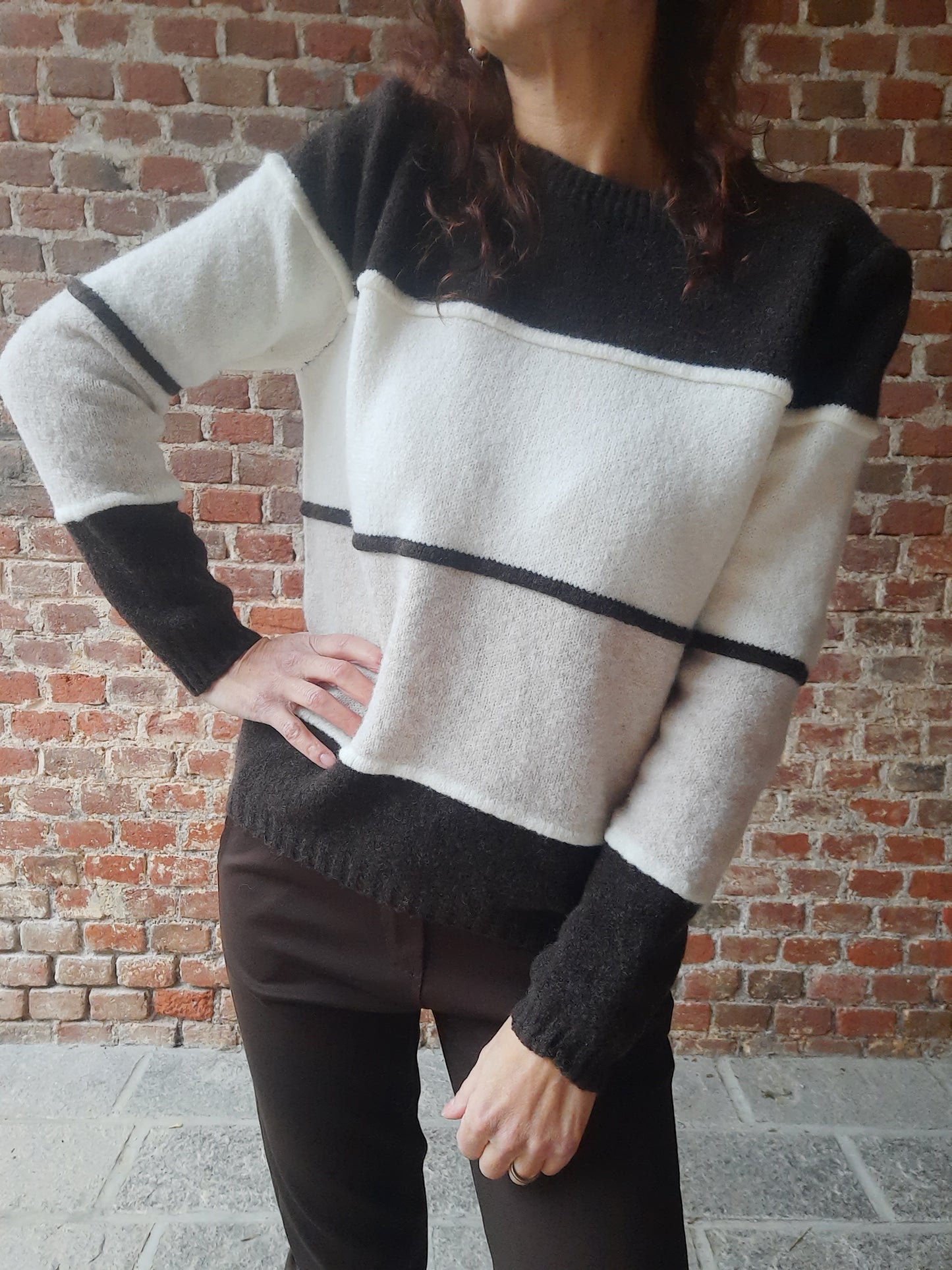 Maglione Giulia Marrone