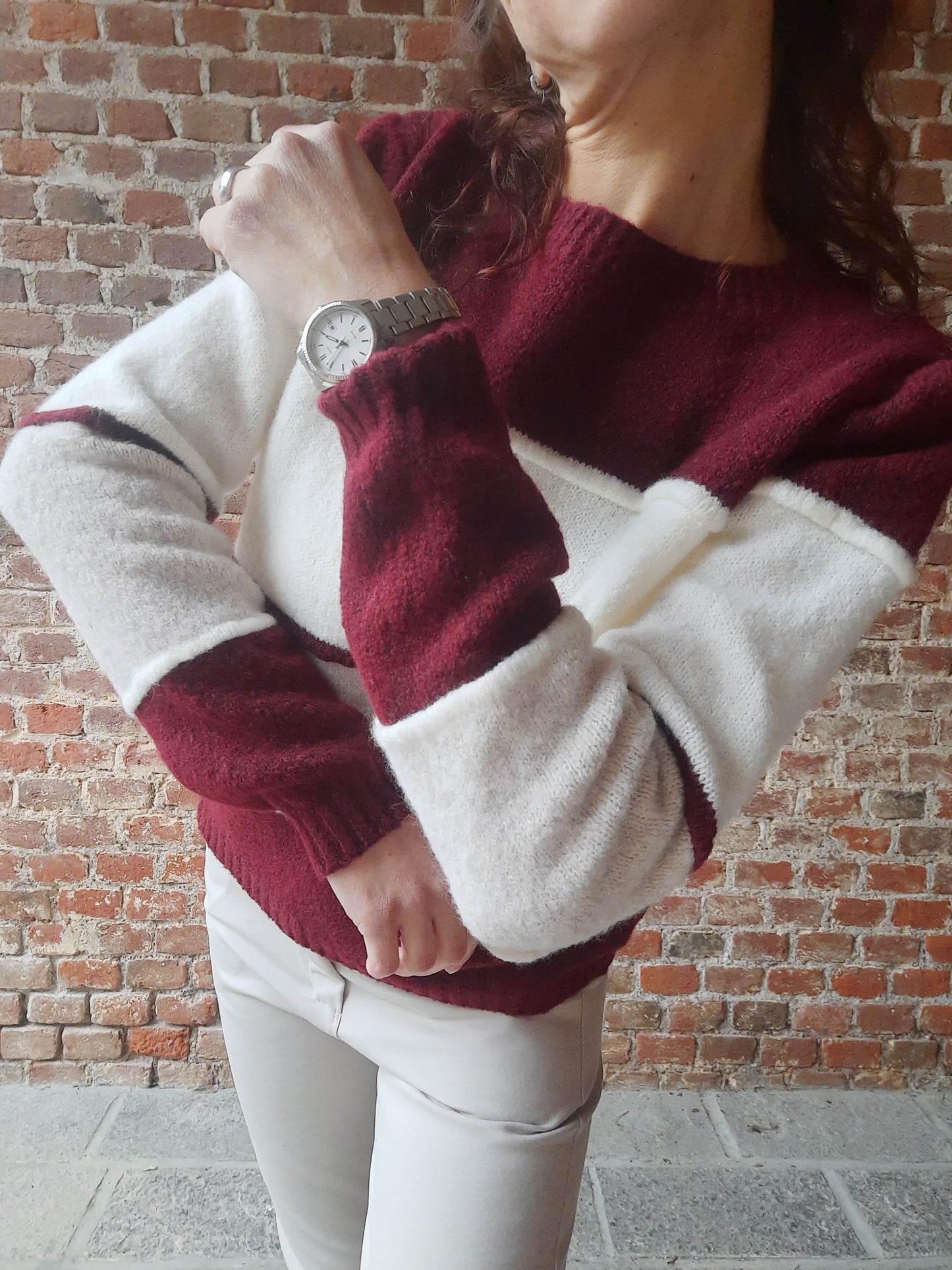 Maglione Giulia Bordeaux