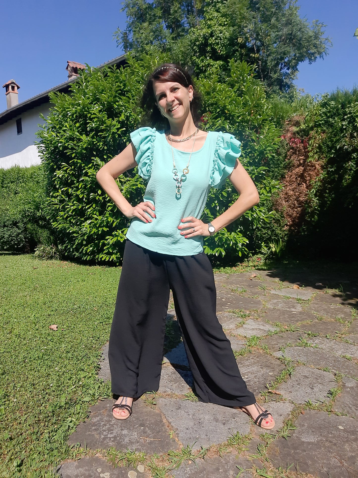 Top Chic Verde Acqua