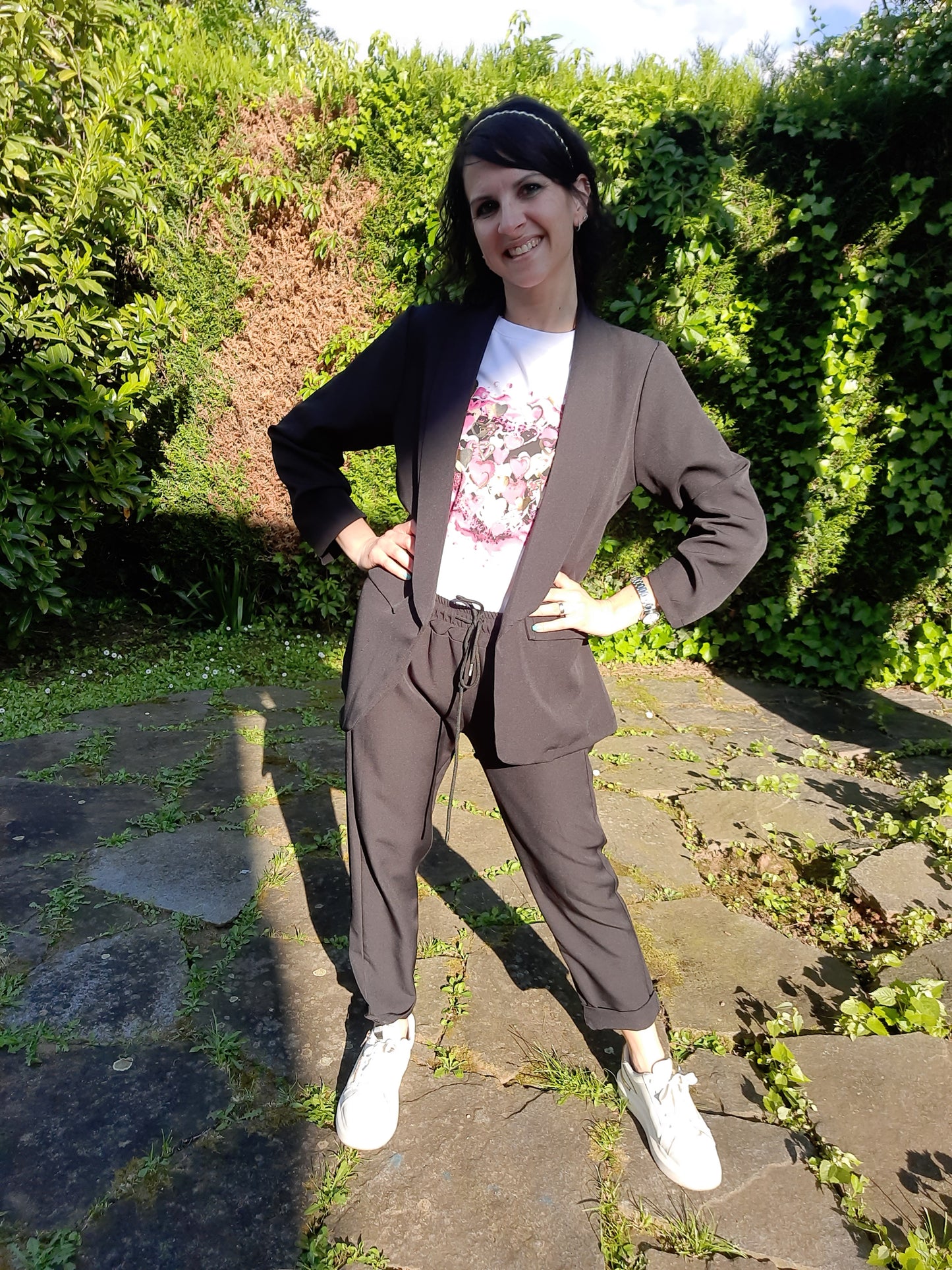 Completo Sporty Chic Nero