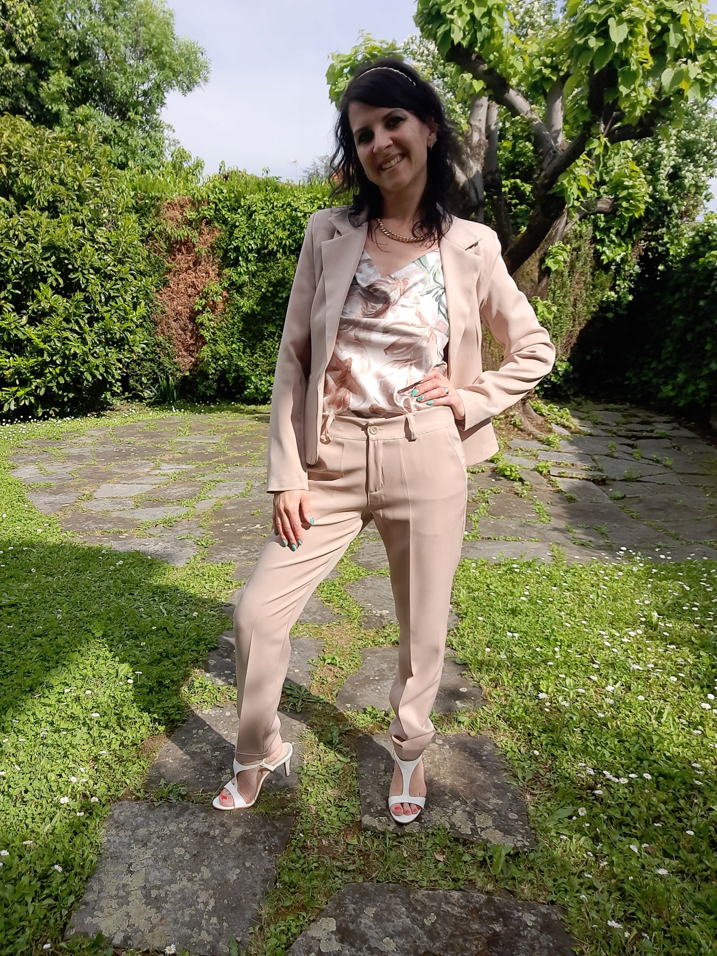 Tailleur Chic Beige