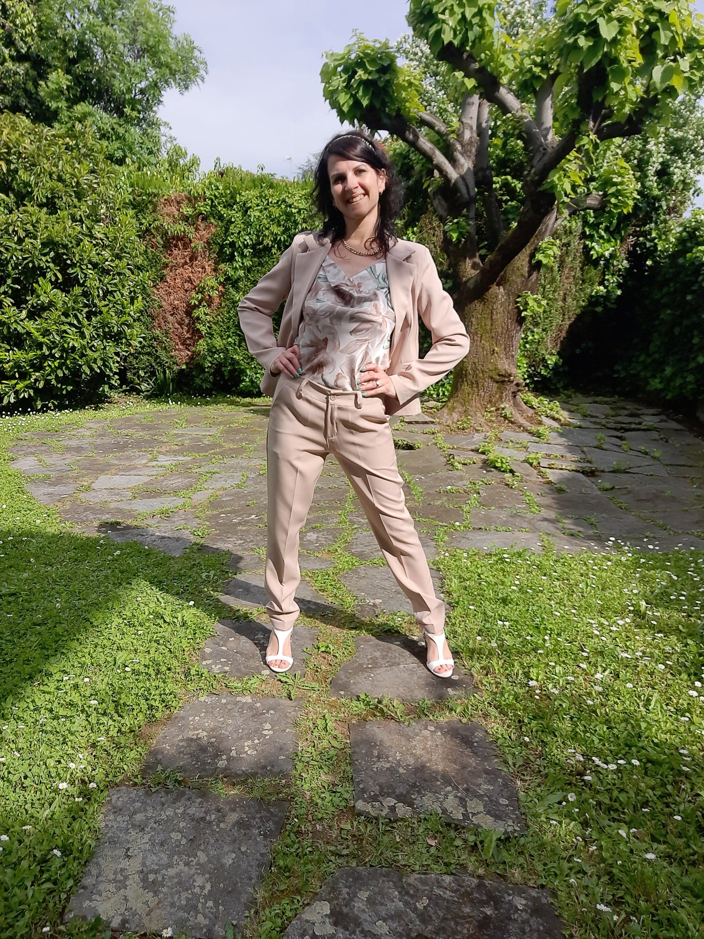 Tailleur Chic Beige