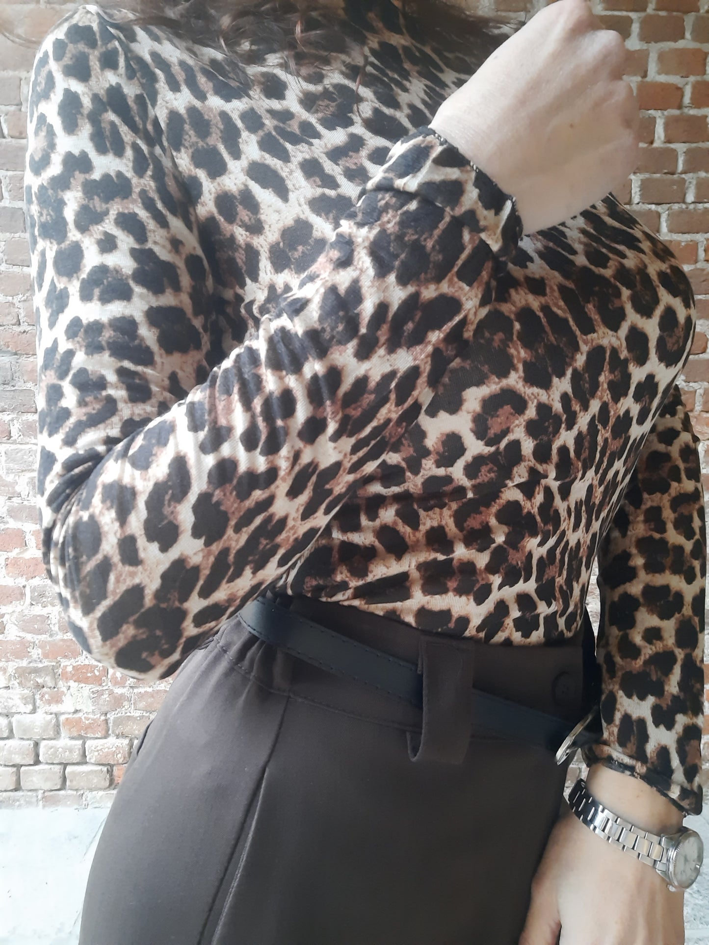 Maglia Cashmerina Leopardato