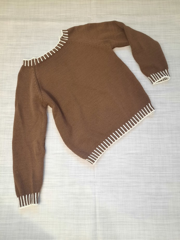 Maglioncino Profilo marroncino