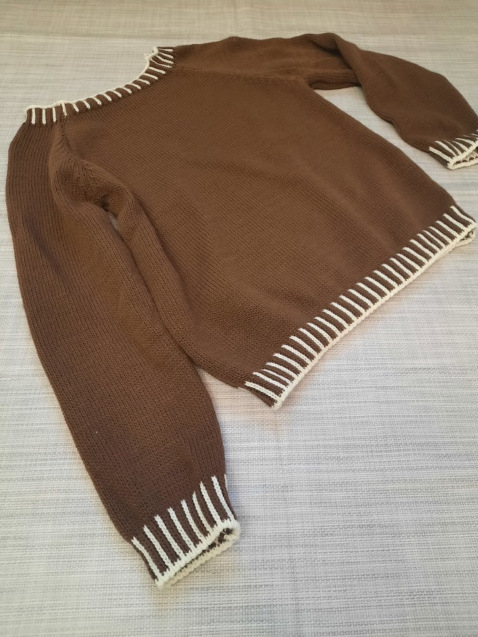 Maglioncino Profilo marroncino